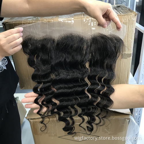 transparent brazilian hair 4x4 lace closure, cuticle aligned hair cheap lace closure body wave ,100% human hair lace closure